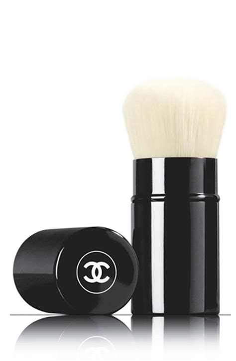 chanel inspired brush holder|Chanel retractable kabuki brush.